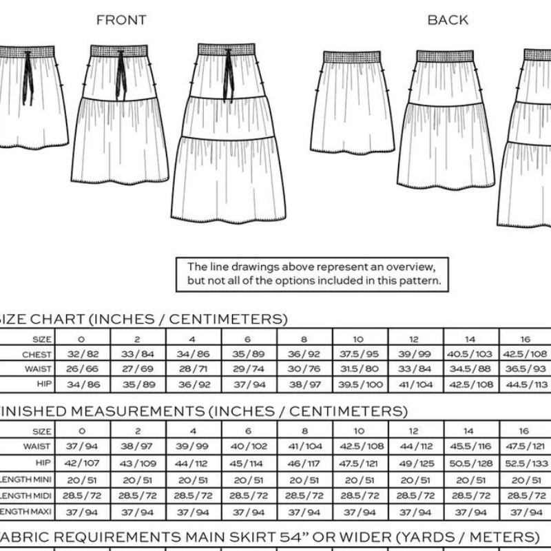 Sew the Mave Skirt by True Bias